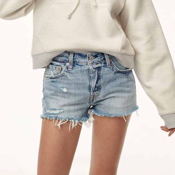 Levi's W25 501 WAVELINE Denim Shorts - Picture 2 of 8